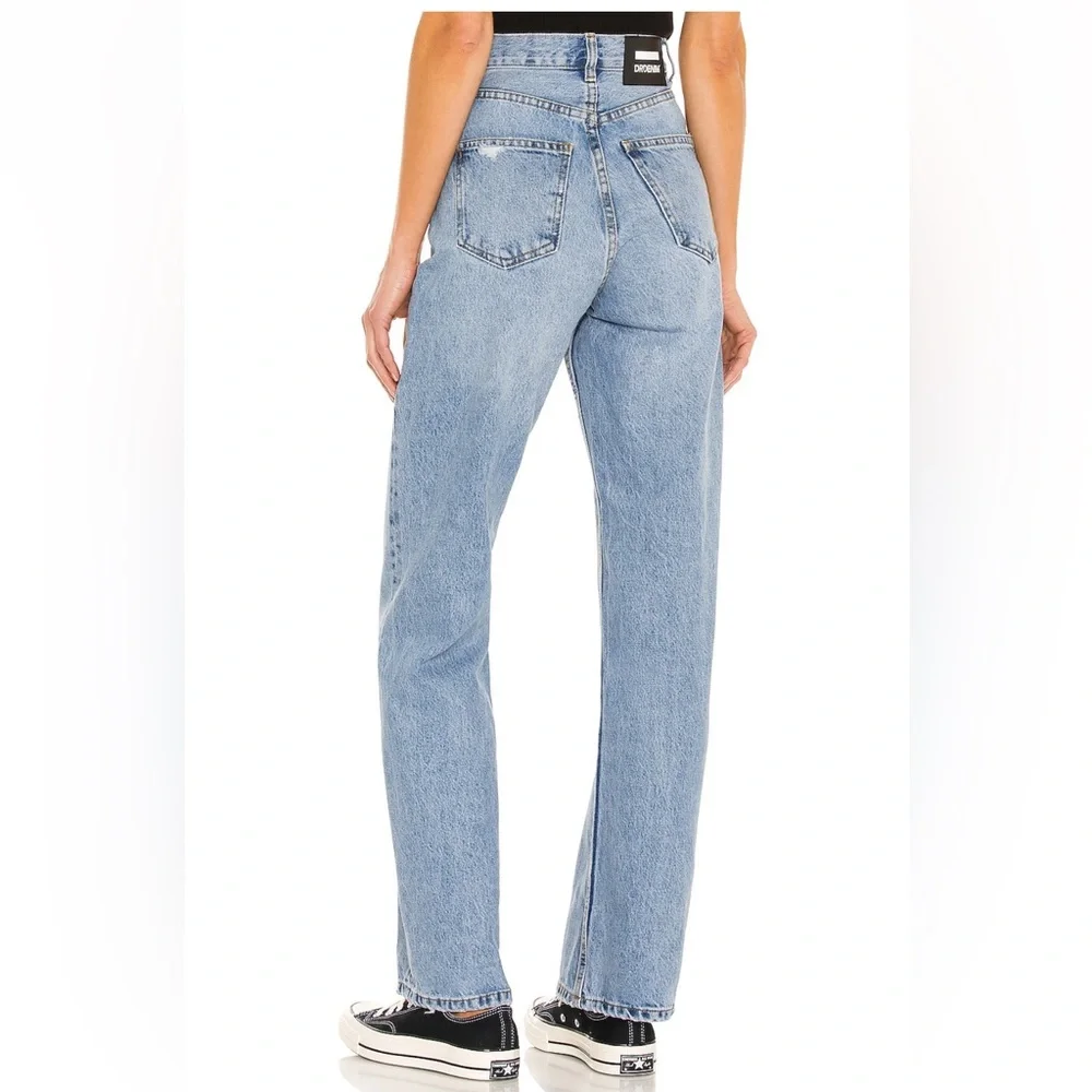 Dr Denim Echo Wide Leg in Blue Jay